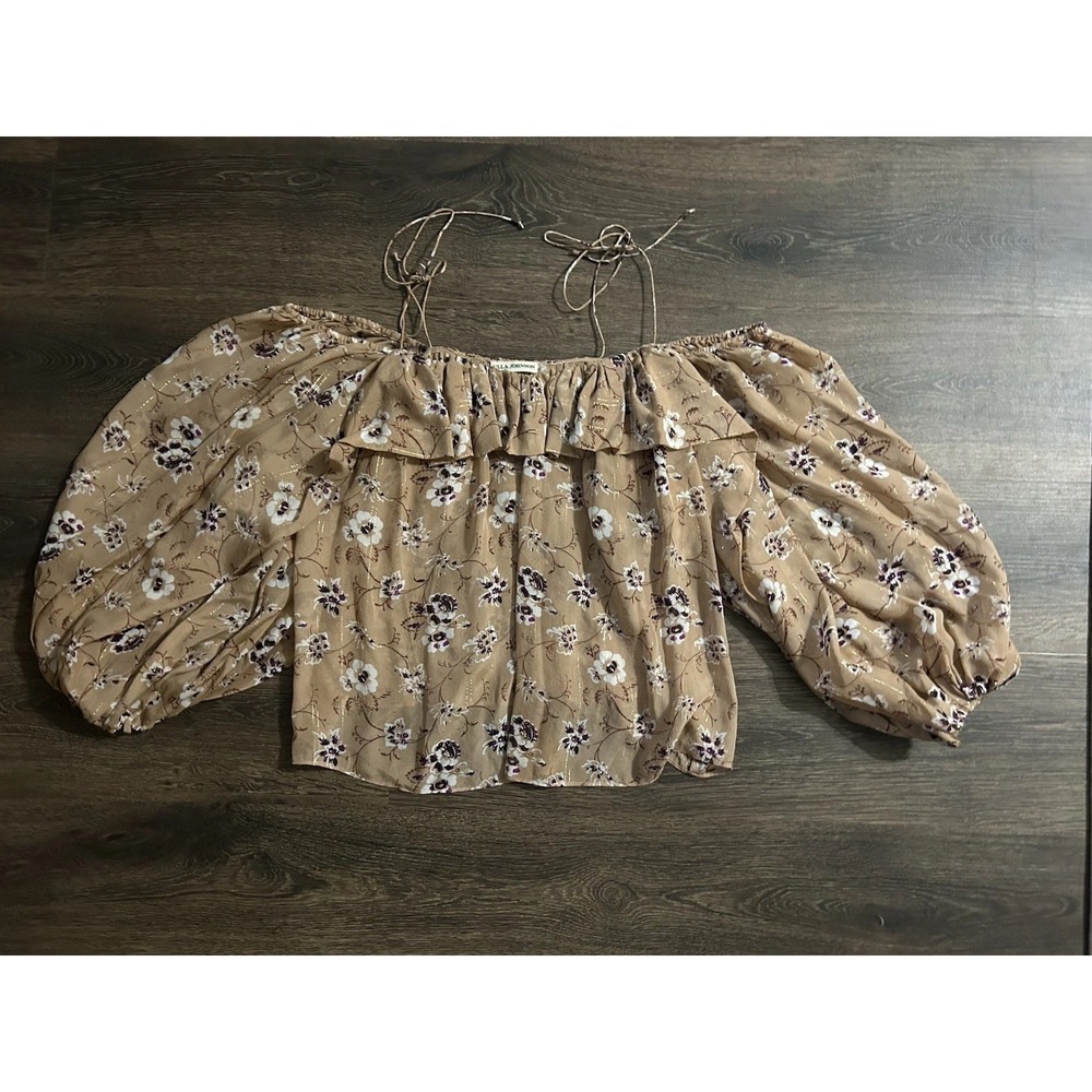 ulla johnson off the shoulder blouse size 6